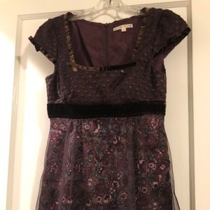 Nanette Lepore square low neck short sleeve top